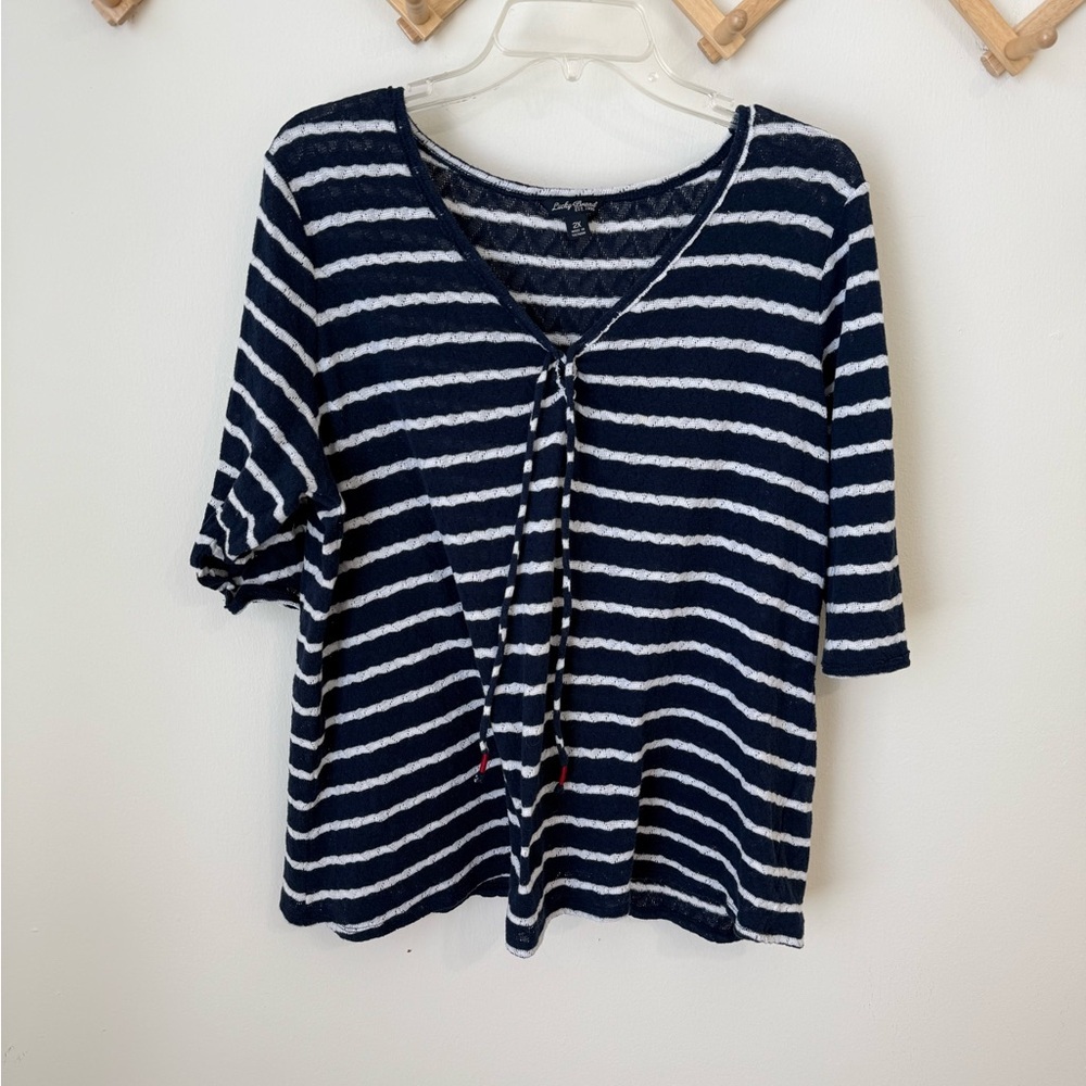Lucky Brand Nautical Blouse